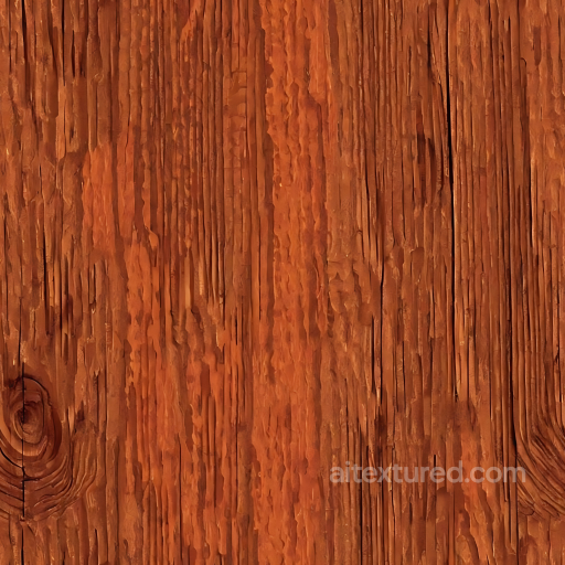 Rustic Pine Wood Texture Featuring Deep Vertical Grain and Knots seamless Wood PBR texture