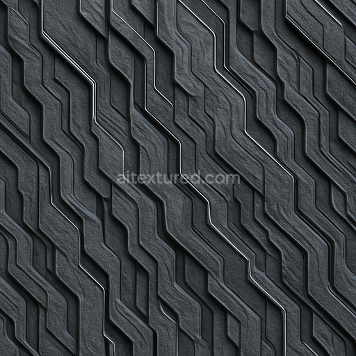 Futuristic Basalt Flow Texture