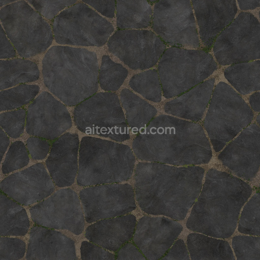 Tiles Dark Stone Seamless Pbr Textured Natural Rough Tileable Realistic