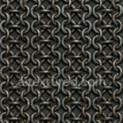 seamless Seamless 3d texture pbr 8k of oxidized metal chainmail with small rings texture 8k free download PBR