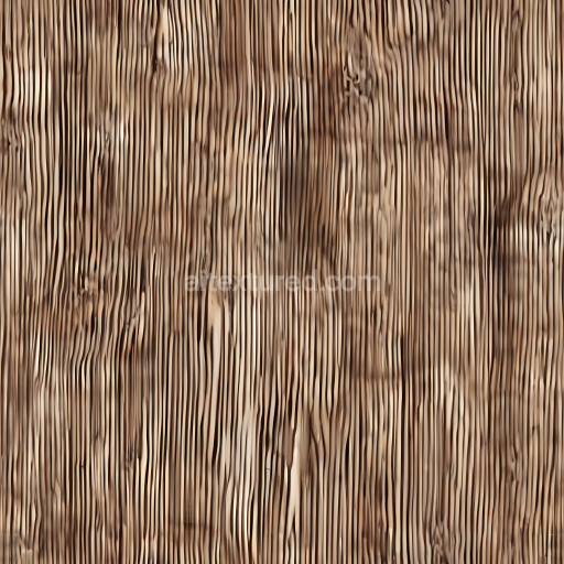 Seamless 3D Knotted Pine Wood Plank PBR Texture with Vertical Grain