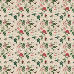 seamless Seamless 3D PBR Vintage Wild Flower Fabric Texture with Botanical Pattern texture 8k free download PBR