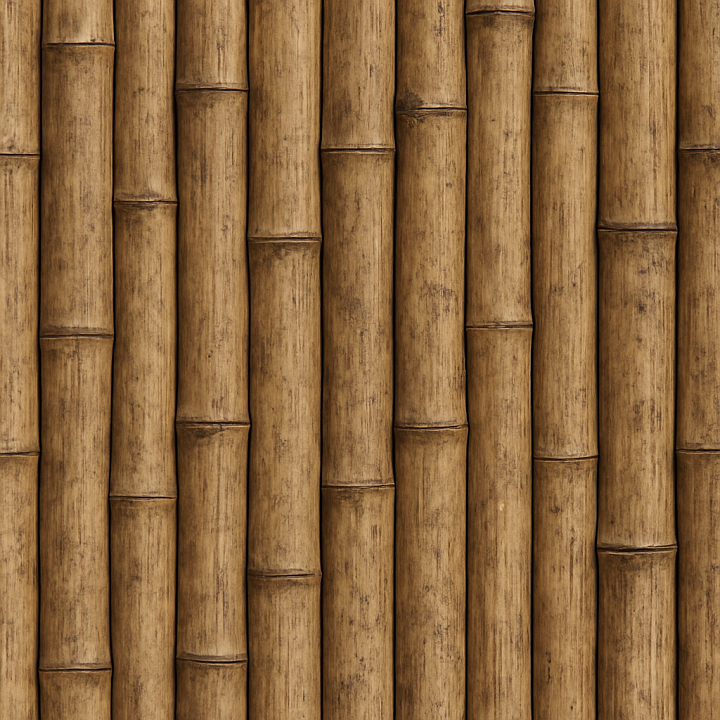 Coarse Bamboo seamless PBR texture preview