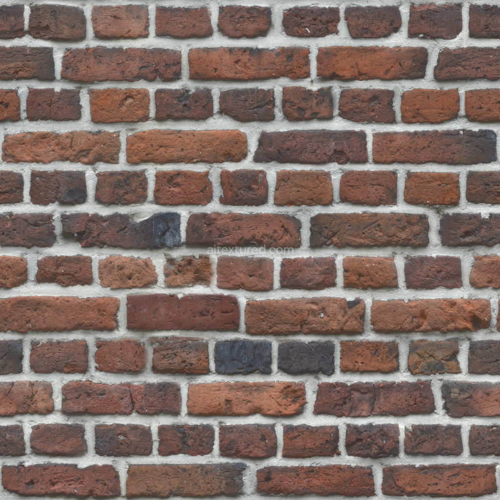 Seamless PBR bricks texture for 3D projects