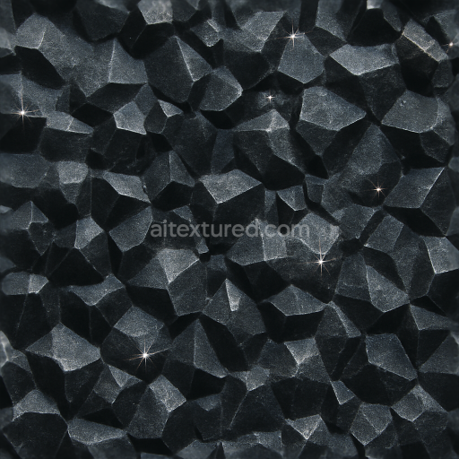 Seamless 3d texture pbr 8k onyx crystalline formation with frosted crystal layers and light refraction sparkle effect