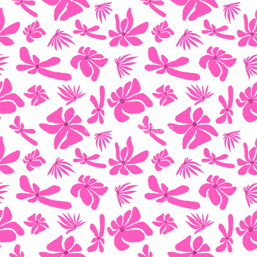 Pattern Bundle - Seamless 3D Pattern PBR Texture with Bold Pink Floral Motifs and Playful Rhythm texture preview