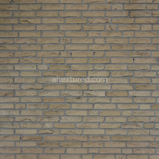 Light Brown Realistic Brick Wall Texture PBR