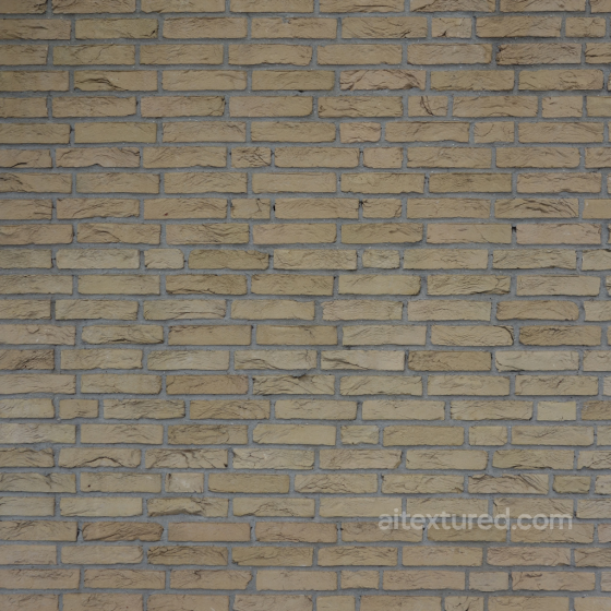 Light Brown Realistic Brick Wall Texture PBR Brick texture preview