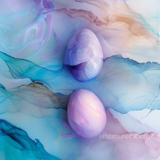 Alcohol Ink PBR Texture with Ethereal Pastel Waves and Soft Fluid Movement Alcohol ink texture preview