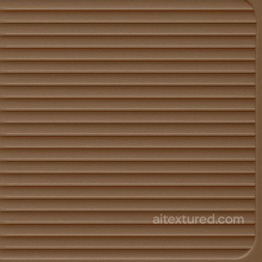 Ribbed Plastic Furniture Surface With Earth Tones And Matte Finish seamless Furniture Plastic PBR texture