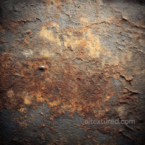 Rusty Metal PBR Texture Featuring Natural Cracks and Corrosion texture preview