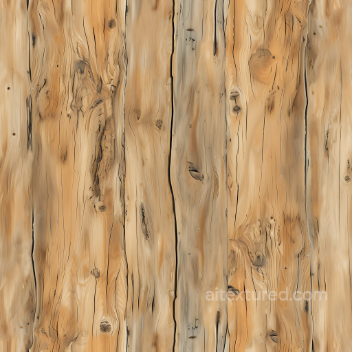 Reclaimed Light Wood Planks Seamless Texture with Knots and Cracks seamless Wood PBR texture