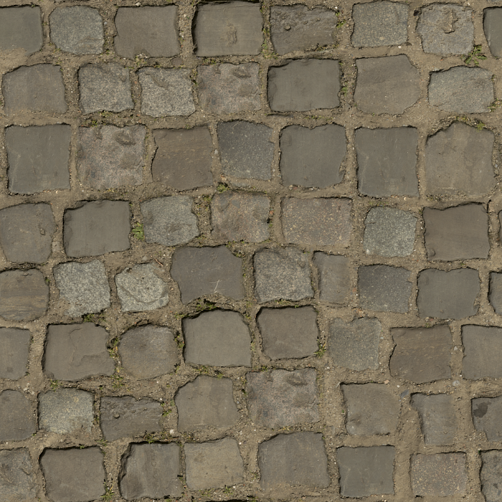 Cobblestone Floor Cobblestone - Cobblestone Uneven Old Floor Outdoor Di… seamless PBR texture preview