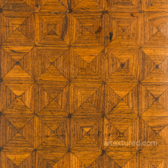 Seamless Wooden Tile Parquet PBR Texture in Warm Brown Tones Wood texture preview