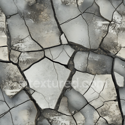seamless Seamless 3D Cracked Stone Ground PBR Texture with Weathered Rough Surface texture 8k free download PBR