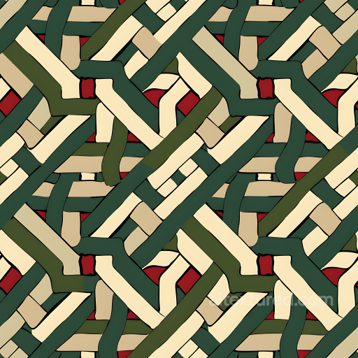 Stylized Earth-Toned Camouflage PBR Texture with Interwoven Pattern seamless Color Camouflage PBR texture