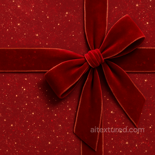 Red Velvet Festive Fabric Surface seamless Merry christmas PBR texture
