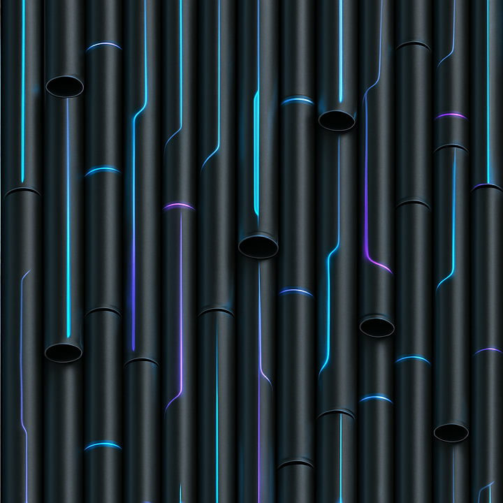 Futuristic Straw seamless PBR texture preview