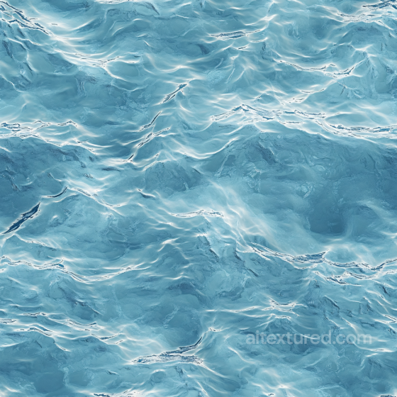 Clear Natural Water Surface Seamless Texture with Subtle Ripples and Reflections Water texture preview