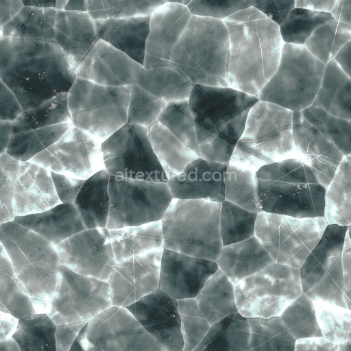 Ice Frozen Clear Cold Glassy Smooth Reflective Seamless Tileable Transparent