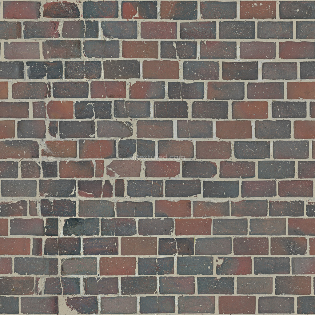 Seamless paving stones texture with weathered details