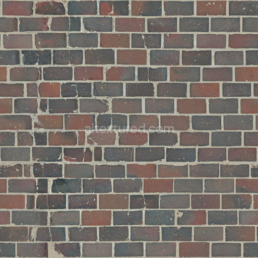 Paving Stones Texture Tileable Pbr Seamless Brick Surface Weathered Color