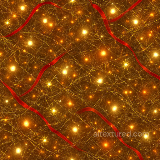 Twinkling Lights Glowing Embers Festive Glow seamless Merry christmas PBR texture