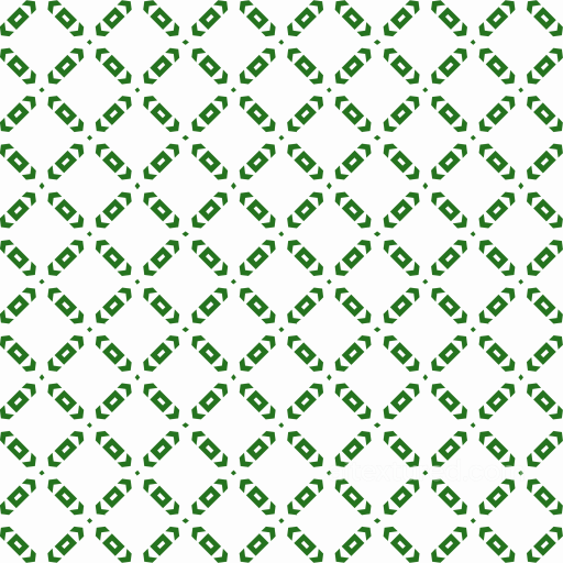 with Green Geometric Diamond Pattern on White seamless St patrick digital paper bundle PBR texture