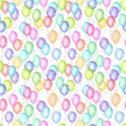 seamless Seamless 3D PBR Texture of Colorful Birthday Balloons Pattern texture 8k free download PBR