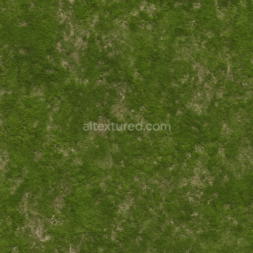 Weathered Green Moss Texture Seamless 1024X1024