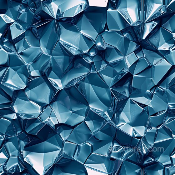 fractured glass PBR texture with glossy blue-reflective cracks Cracked & Holes texture preview