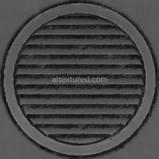 Archviz Grill Metal Substance Designer Vent — Seamless PBR Texture