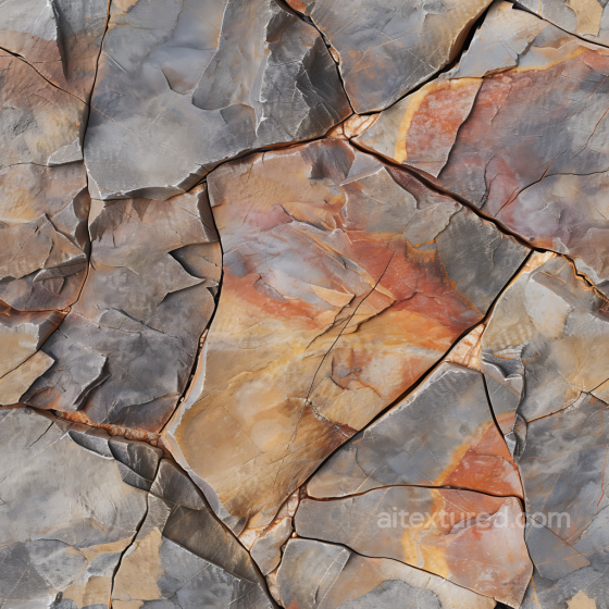 Rocky Stone Ground PBR Texture with Cracked Surface and Earthy Tones Stone texture preview