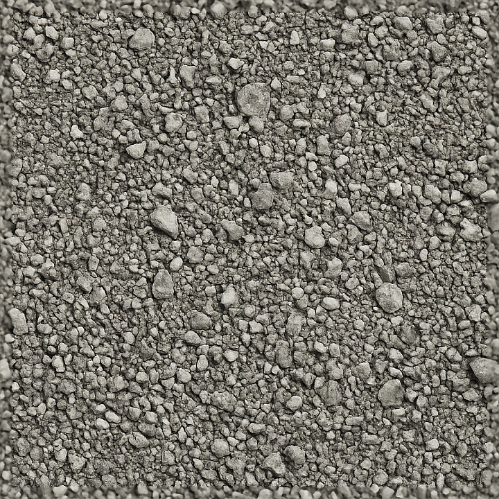 Of Shadowed Gravel With Gravel Pile And Mixed Sizes seamless PBR texture preview
