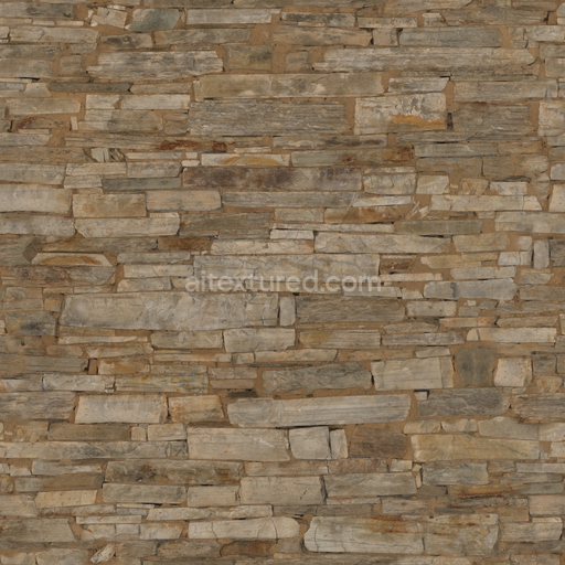 Rustic Stone Wall — Stone Wall Rough Rocks Cracks Stone — PBR seamless 3D texture