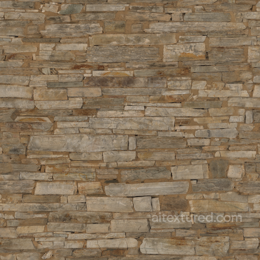 Rustic Stone Wall - Stone Wall Rough Rocks Cracks Stone seamless Stone PBR texture