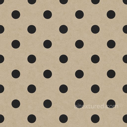 Polka Dots Uniform Spacing seamless Patterns PBR texture