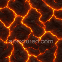 seamless Fantasy Molten Surface Texture texture 1024x1024 free download PBR