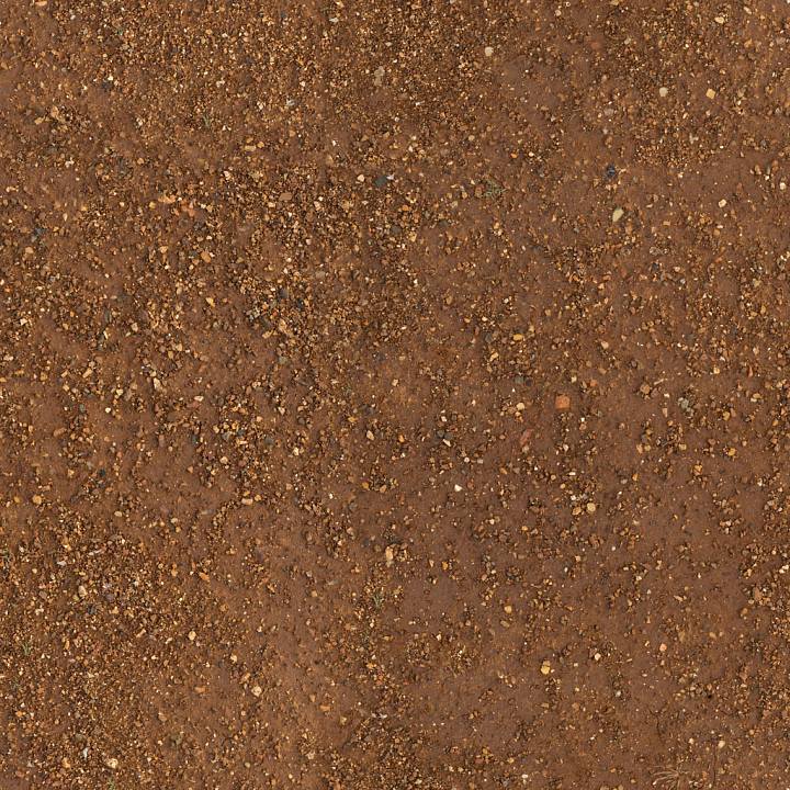 Gravel Mud Dirt seamless PBR texture preview