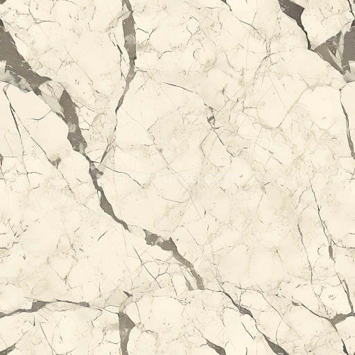 Seamless 3D Crema Marfil Marble PBR Texture with Classic Natural Veining