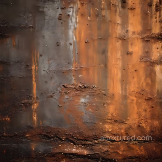 Rusty Metal Cracked & Pitted PBR Texture in Warm Orange-Brown Tones Rust texture preview