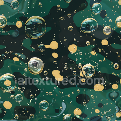 seamless Seamless 3D Woodland Camouflage PBR Texture with Realistic Water Droplets texture 8k free download PBR