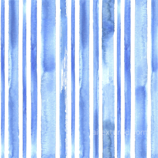 Watercolor Stripes Texture with Blue Vertical Bands seamless Watercolor Stripes PBR texture