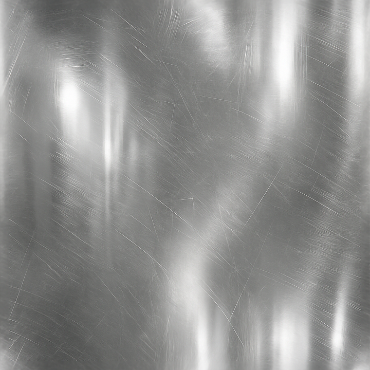 Shiny Metal Polished Chrome Surface With Metal Reflections And… seamless PBR texture preview