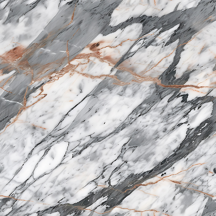 Bardiglio Natural Marble with Distinctive Veining seamless PBR texture preview