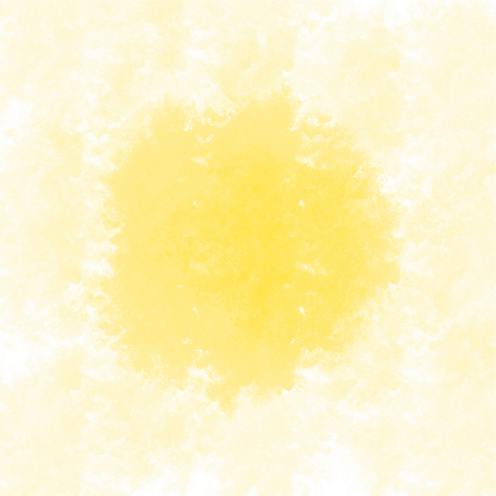 Yellow Watercolor Paper with Soft Blotches seamless PBR texture preview
