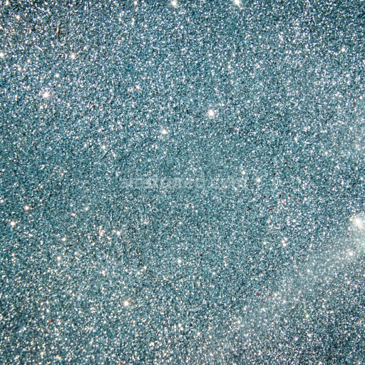 Seamless 3D PBR Texture of Fine Sparkling Blue Glitter with Reflective Sparkles
