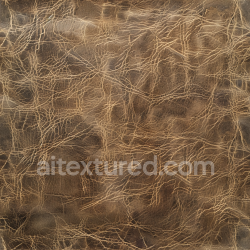 seamless Seamless 3D PBR Texture of Aged Cracked Brown Leather with Distressed Grain texture 8k free download PBR