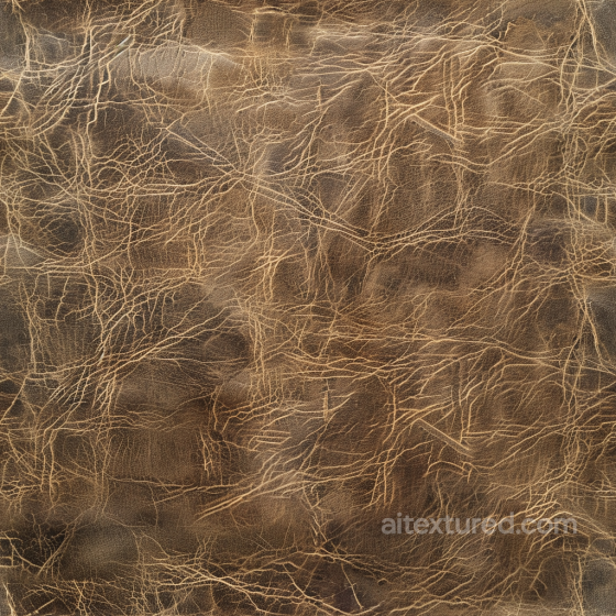 Aged Cracked Brown Leather Seamless Texture with Distressed Grain Leather texture preview