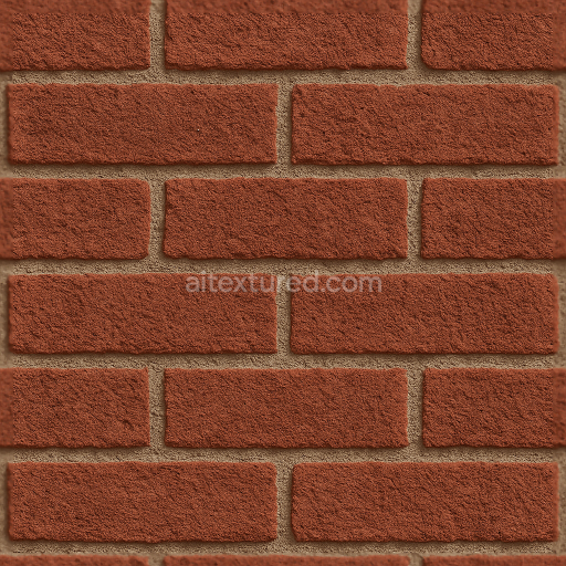 Seamless firebrick 3d texture pbr 8k dense rough industrial wall surface